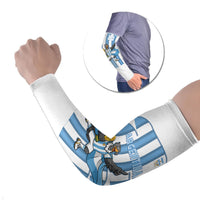 Argentina National Football Custom Arm Sleeves Andean Condor Trophy Sporty Style