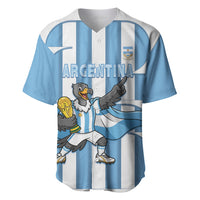 Argentina National Football Custom Baseball Jersey Andean Condor Trophy Sporty Style