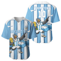 Argentina National Football Custom Baseball Jersey Andean Condor Trophy Sporty Style