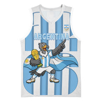 Argentina National Football Custom Basketball Jersey Andean Condor Trophy Sporty Style