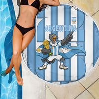 Argentina National Football Beach Blanket Andean Condor Trophy Sporty Style