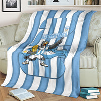 Argentina National Football Blanket Andean Condor Trophy Sporty Style