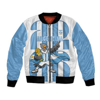 Argentina National Football Custom Bomber Jacket Andean Condor Trophy Sporty Style