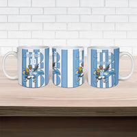 Argentina National Football Custom Ceramic Mug Andean Condor Trophy Sporty Style