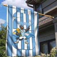 Argentina National Football Garden Flag Andean Condor Trophy Sporty Style