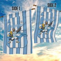 Argentina National Football Garden Flag Andean Condor Trophy Sporty Style