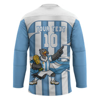 Argentina National Football Custom Hockey Jersey Andean Condor Trophy Sporty Style