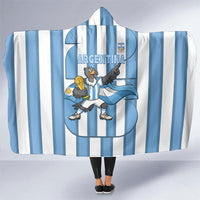 Argentina National Football Hooded Blanket Andean Condor Trophy Sporty Style