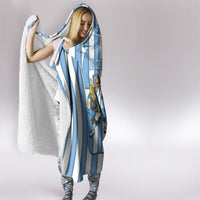 Argentina National Football Hooded Blanket Andean Condor Trophy Sporty Style