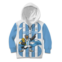 Argentina National Football Custom Kid Hoodie Andean Condor Trophy Sporty Style