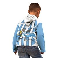 Argentina National Football Custom Kid Hoodie Andean Condor Trophy Sporty Style