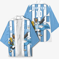 Argentina National Football Custom Kimono Andean Condor Trophy Sporty Style