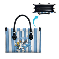 Argentina National Football Leather Bag Andean Condor Trophy Sporty Style