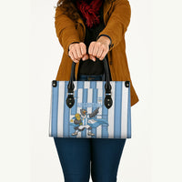 Argentina National Football Leather Bag Andean Condor Trophy Sporty Style