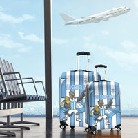 Argentina National Football Luggage Cover Andean Condor Trophy Sporty Style