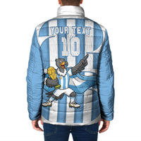 Argentina National Football Custom Padded Jacket Andean Condor Trophy Sporty Style