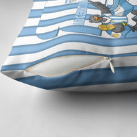 Argentina National Football Pillow Cover Andean Condor Trophy Sporty Style