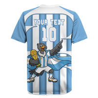 Argentina National Football Custom Rugby Jersey Andean Condor Trophy Sporty Style