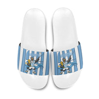 Argentina National Football Slide Sandals Andean Condor Trophy Sporty Style