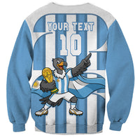 Argentina National Football Custom Sweatshirt Andean Condor Trophy Sporty Style