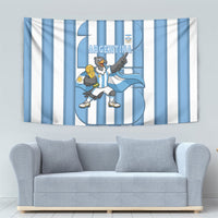 Argentina National Football Tapestry Andean Condor Trophy Sporty Style