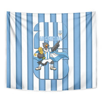 Argentina National Football Tapestry Andean Condor Trophy Sporty Style