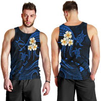 personalised-molokai-hawaii-men-tank-top-polynesian-tattoo-and-pacific-plumeria-blue-vibe