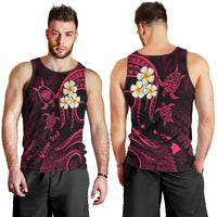 personalised-kauai-hawaii-men-tank-top-polynesian-tattoo-and-pacific-plumeria-pink-vibe