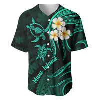Hawaii Baseball Jersey Maui Islands Pacific Plumeria Turquoise Vibe LT9 - Wonder Print Shop