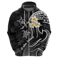 Hawaii Hoodie Oahu Islands Pacific Plumeria White Vibe - Wonder Print Shop