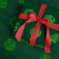Lucky Shamrock Basketball Wrapping Paper Roll Clover Irish St Patrick's Day Sport Lover - Wonder Print Shop