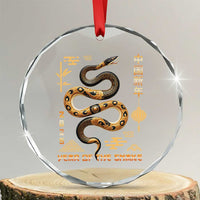 Lunar New Year 2025 Crystal Glass Ornament Year Of The Snake 2025 Chinese China - Wonder Print Shop