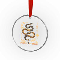 Lunar New Year 2025 Crystal Glass Ornament Year Of The Snake 2025 Chinese China TS09