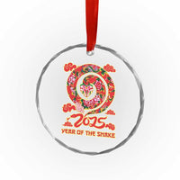 Lunar New Year 2025 Crystal Glass Ornament Year Of The Snake China Traditional - Wonder Print Shop