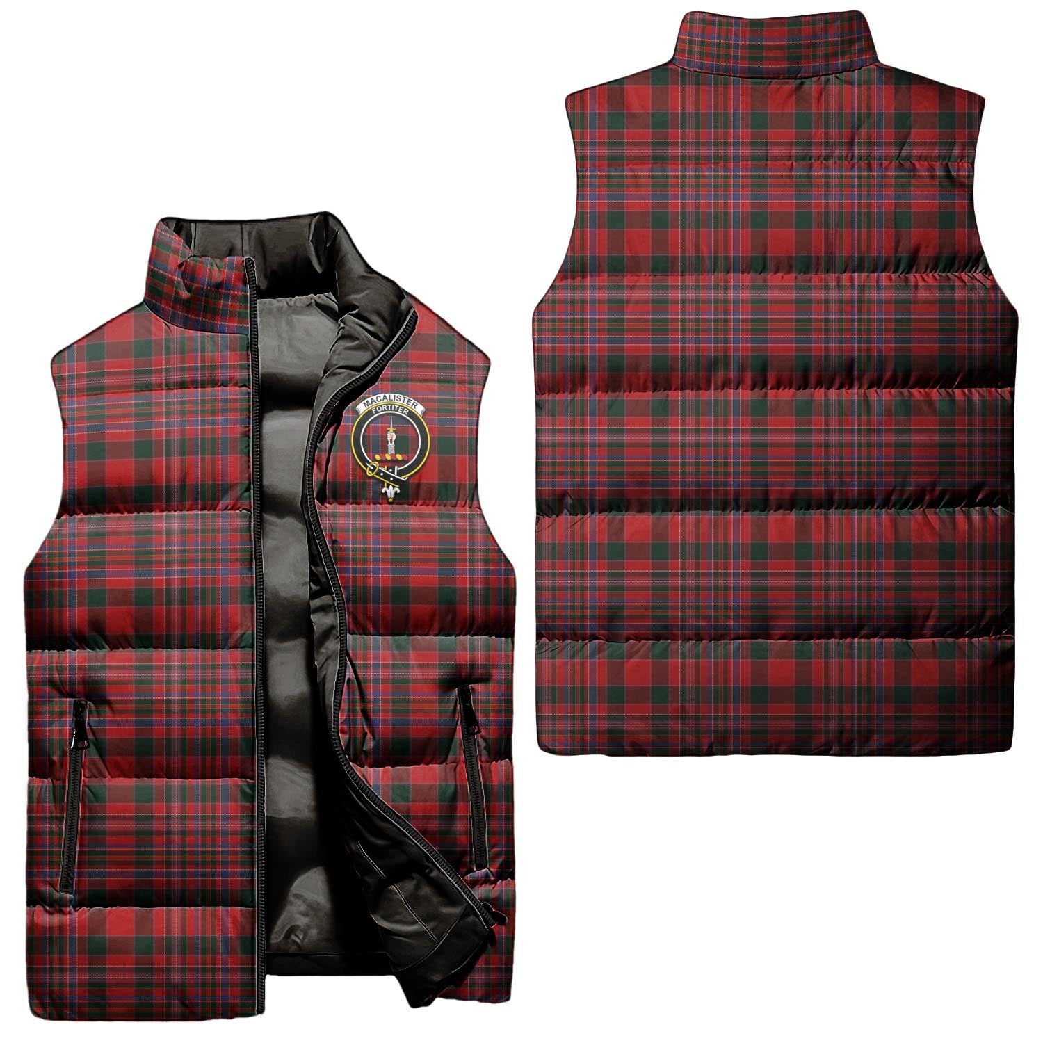 macalister-clan-puffer-vest-family-crest-plaid-sleeveless-down-jacket