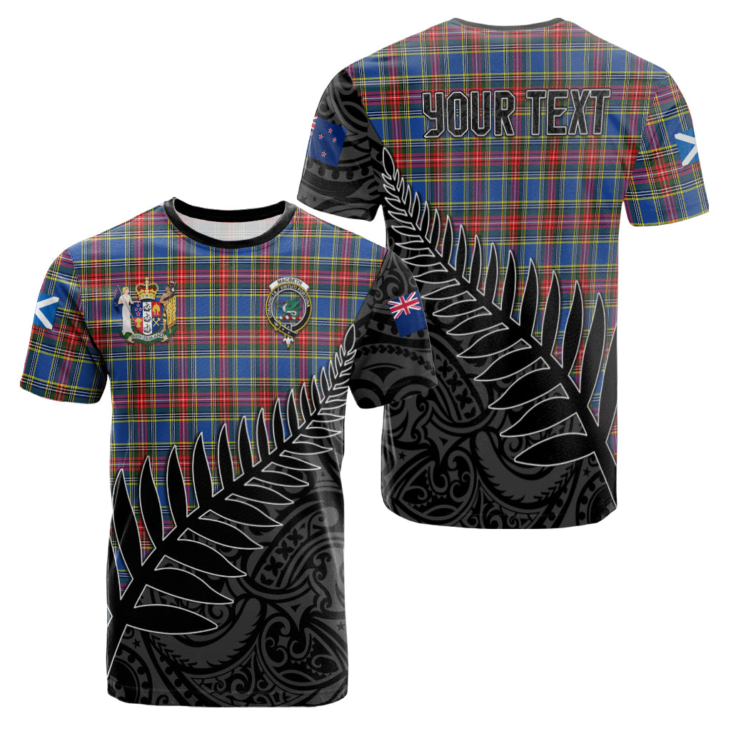 macbeth-tartan-family-crest-t-shirt-with-fern-leaves-and-coat-of-arm-of-nea-zealand