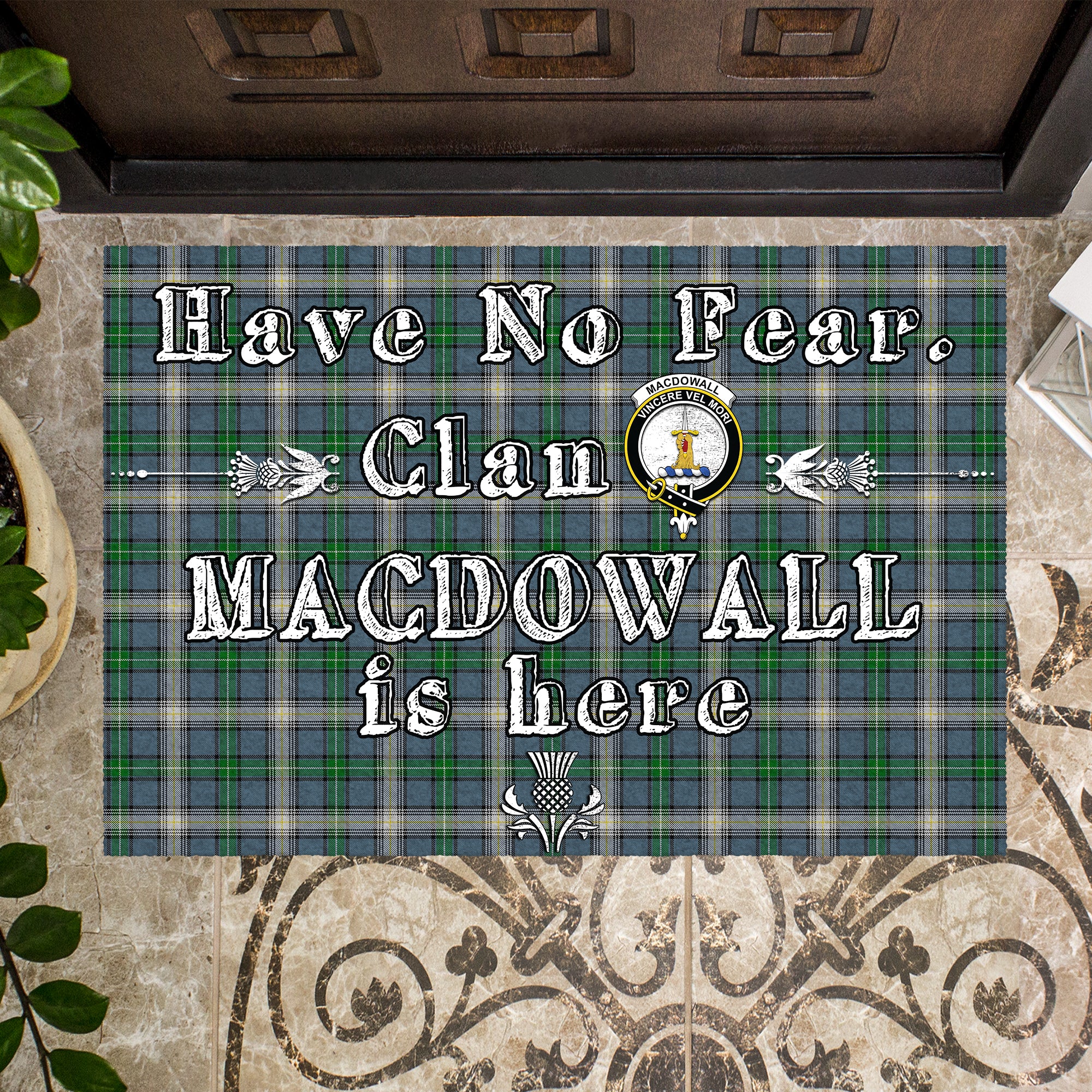 macdowall-clan-tartan-door-mat-family-crest-have-no-fear-tartan-door-mat