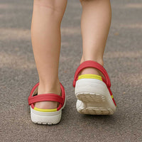 Macedonia Clogs Shoes Flag Color Inspiration - Wonder Print Shop