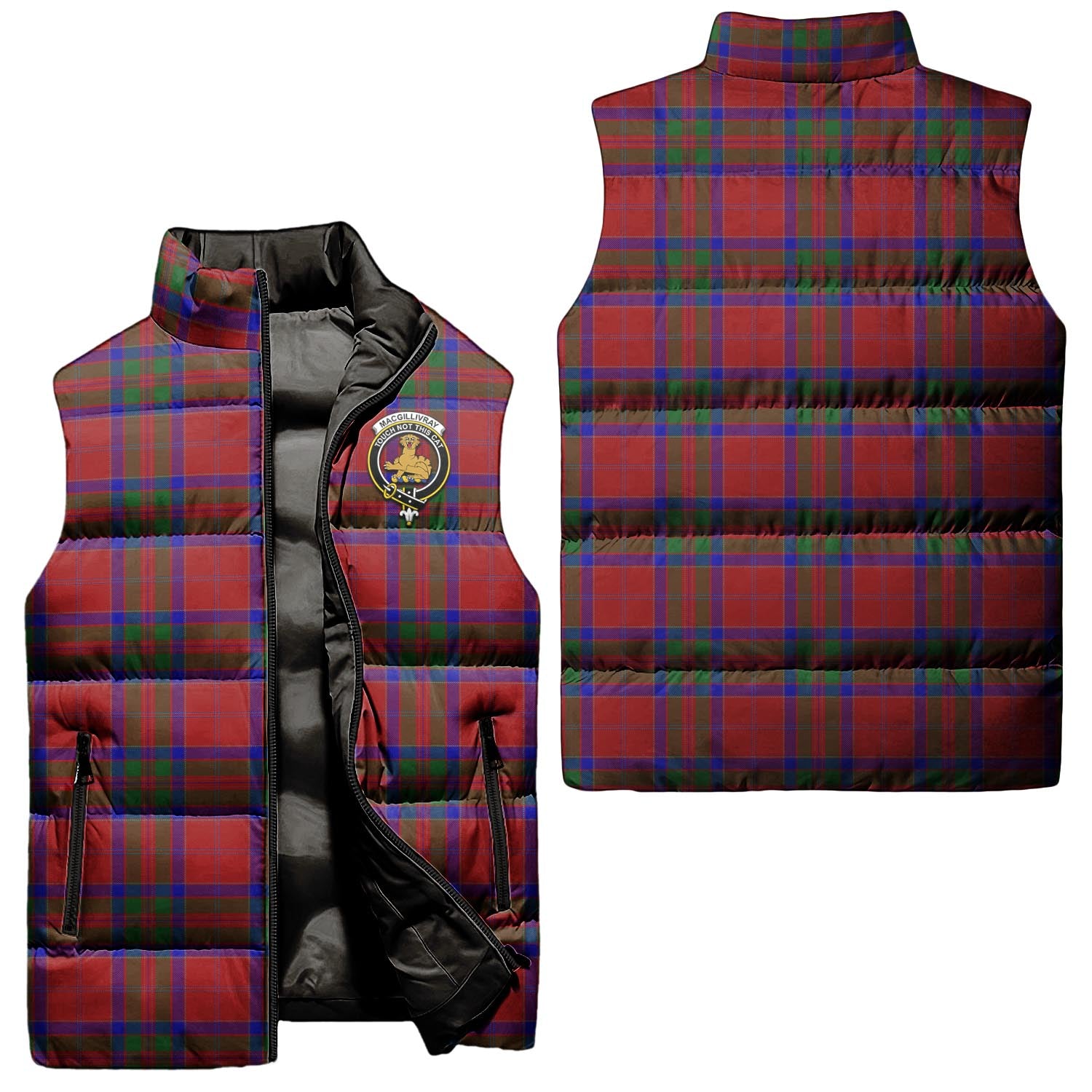 macgillivray-clan-puffer-vest-family-crest-plaid-sleeveless-down-jacket