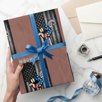 Machinist Patriotic US Flag Wrapping Paper Roll - Wonder Print Shop