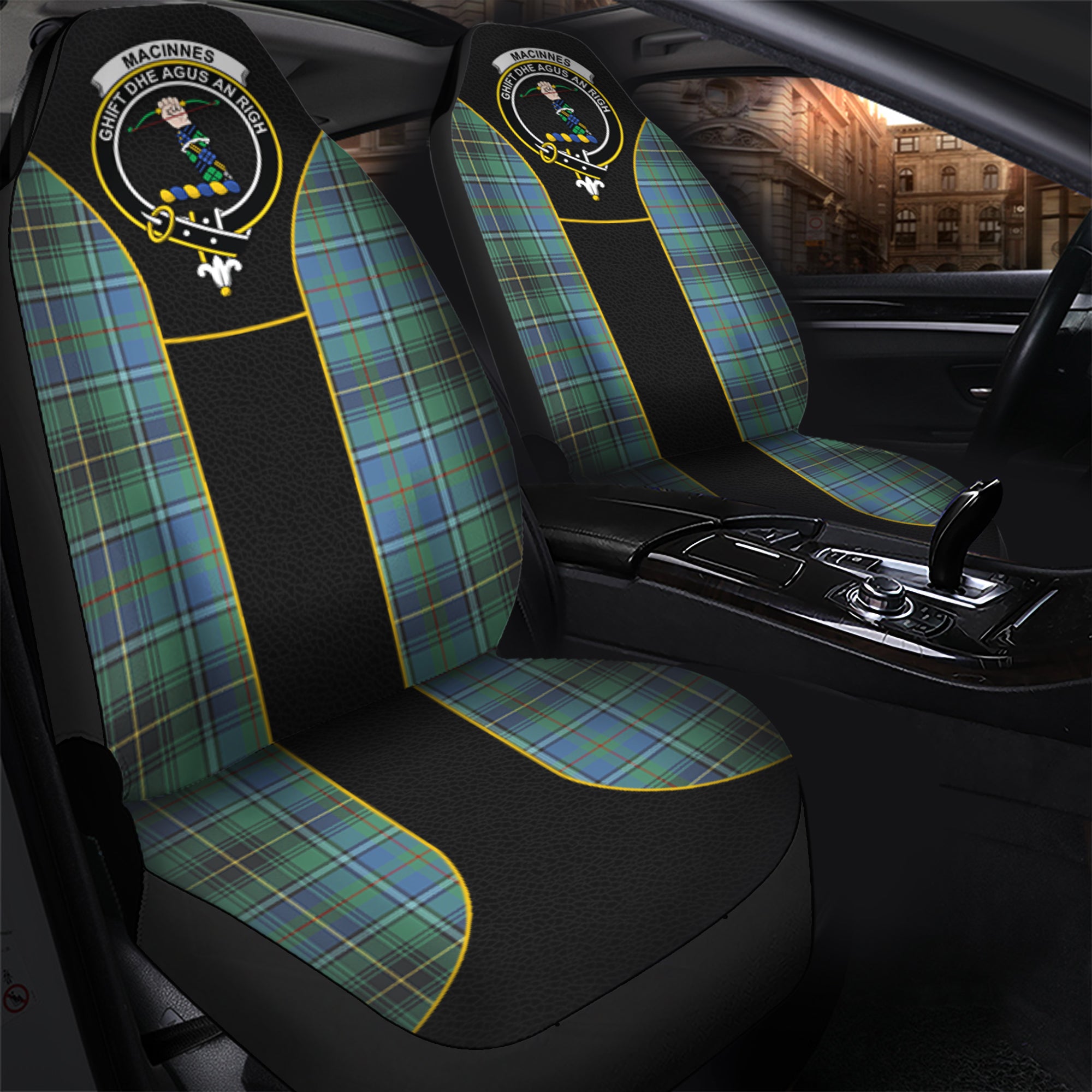 scottish-macinnes-ancient-tartan-crest-car-seat-cover-special-style