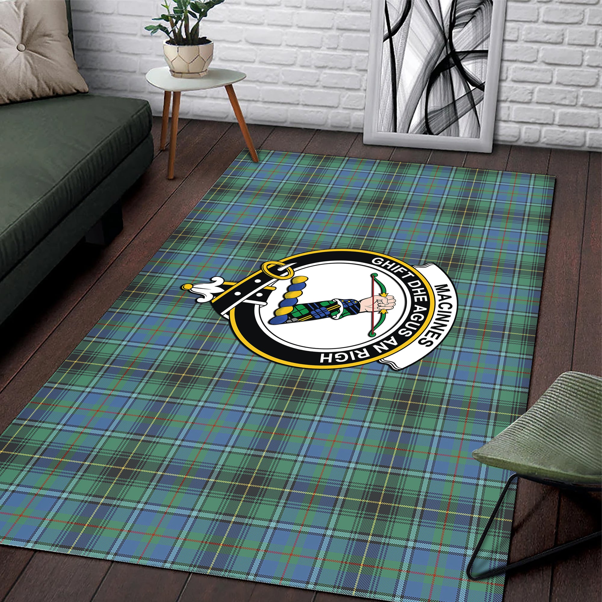 macinnes-ancient-clan-tartan-rug-family-crest-tartan-plaid-rug-clan-scotland-tartan-area-rug