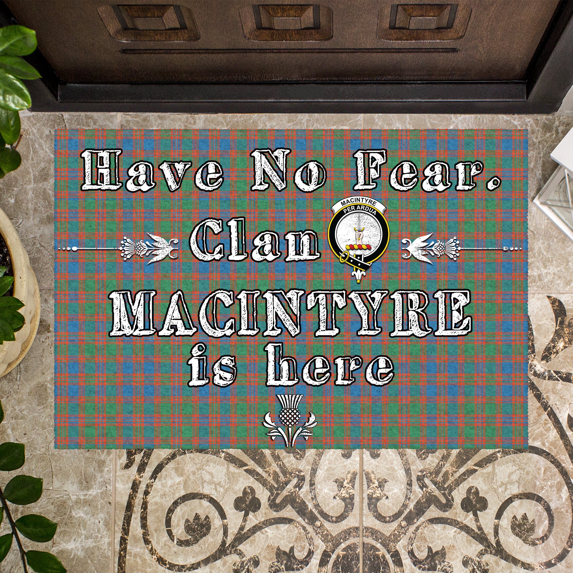 macintyre-ancient-clan-tartan-door-mat-family-crest-have-no-fear-tartan-door-mat