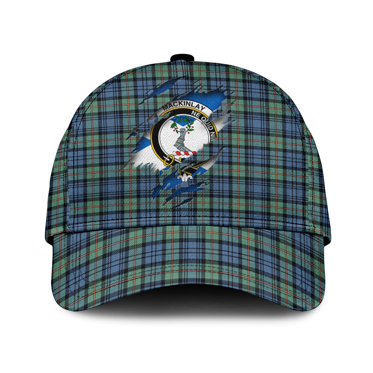 mackinlay-ancient-tartan-plaid-cap-family-crest-in-me-style-tartan-baseball-cap