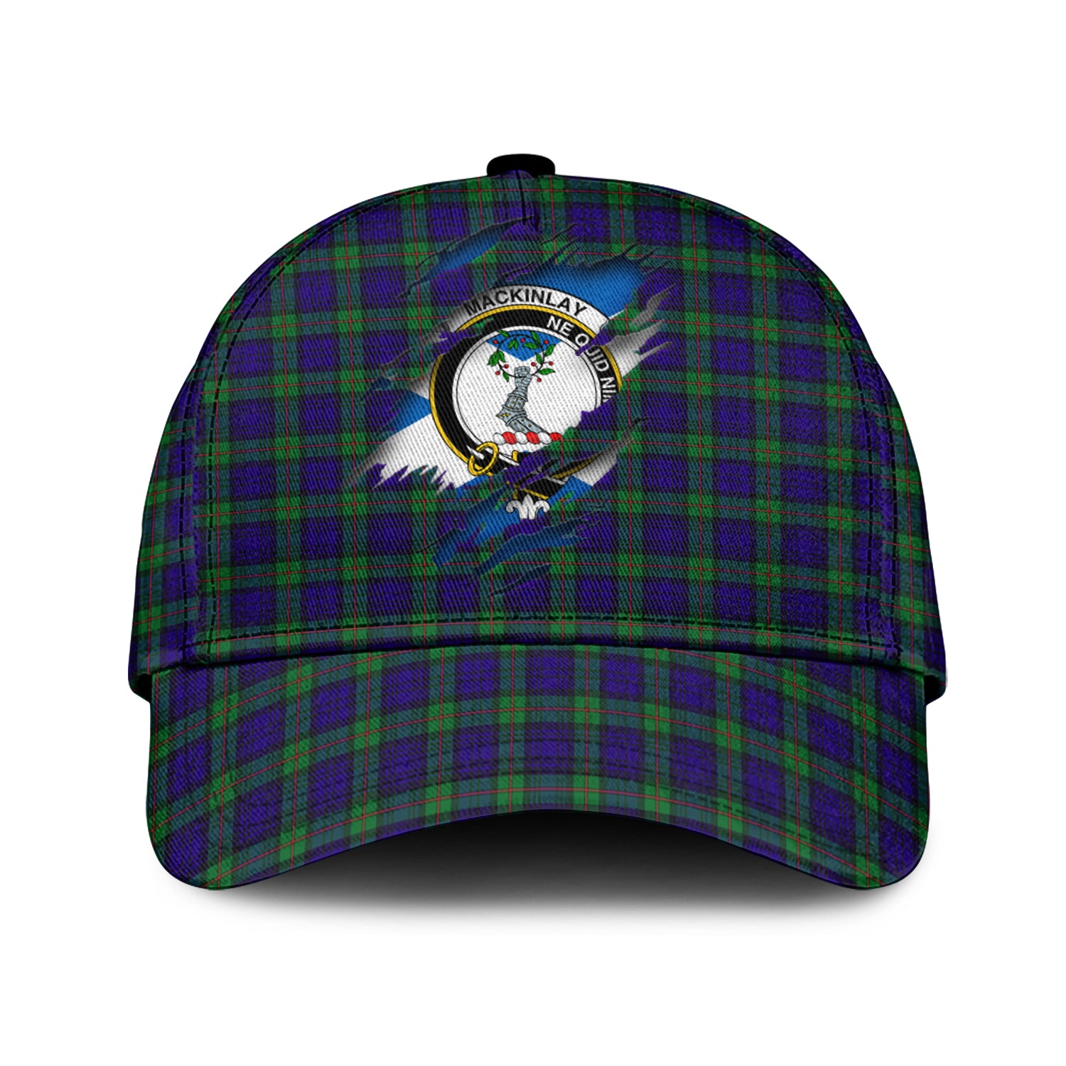 mackinlay-modern-tartan-plaid-cap-family-crest-in-me-style-tartan-baseball-cap