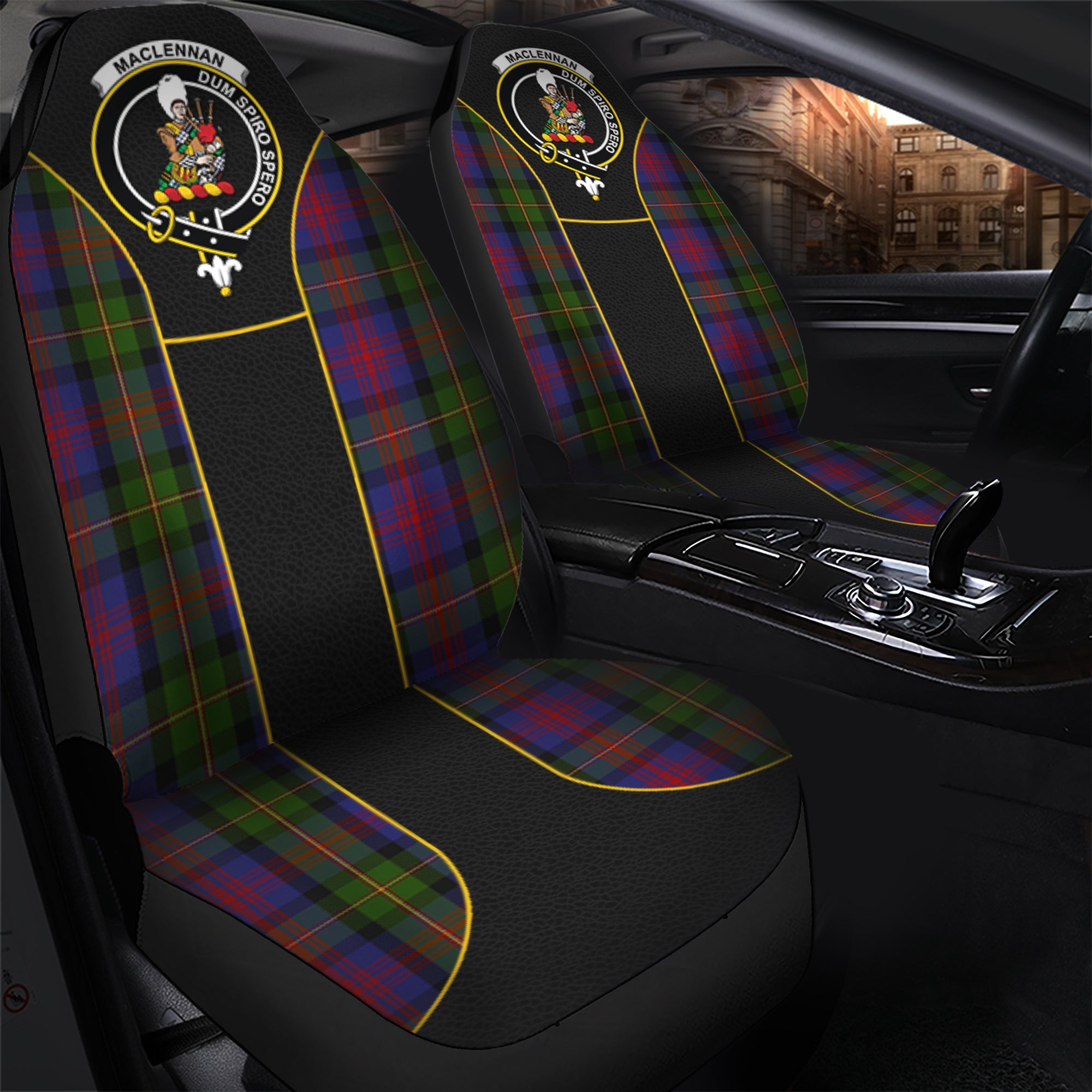 scottish-maclennan-tartan-crest-car-seat-cover-special-style