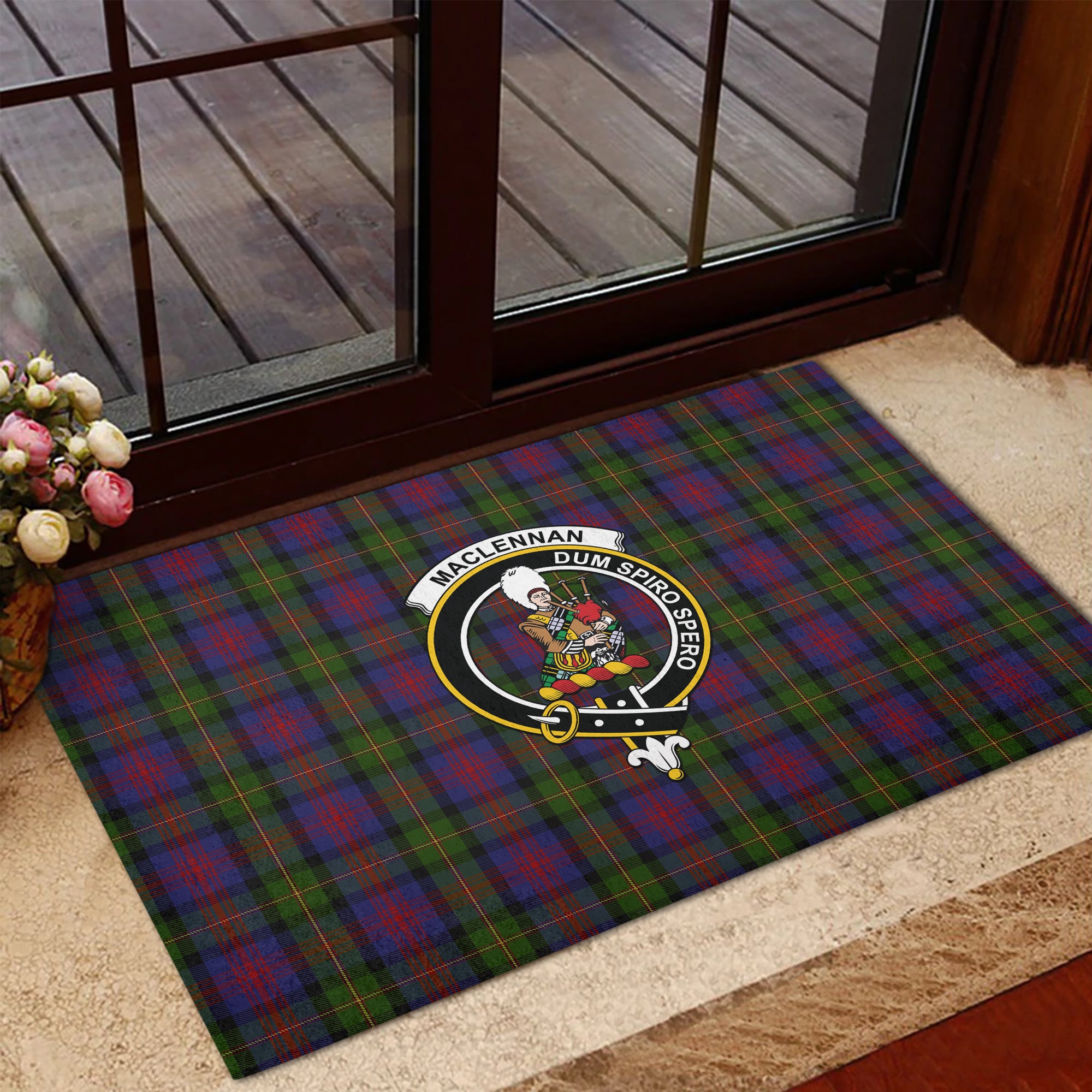 scottish-maclennan-clan-crest-tartan-door-mats