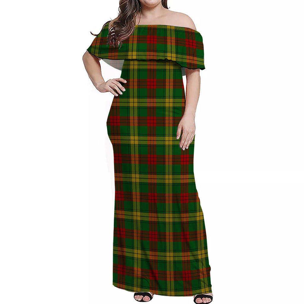 macmillan-society-of-glasgow-clan-tartan-off-shoulder-long-dress