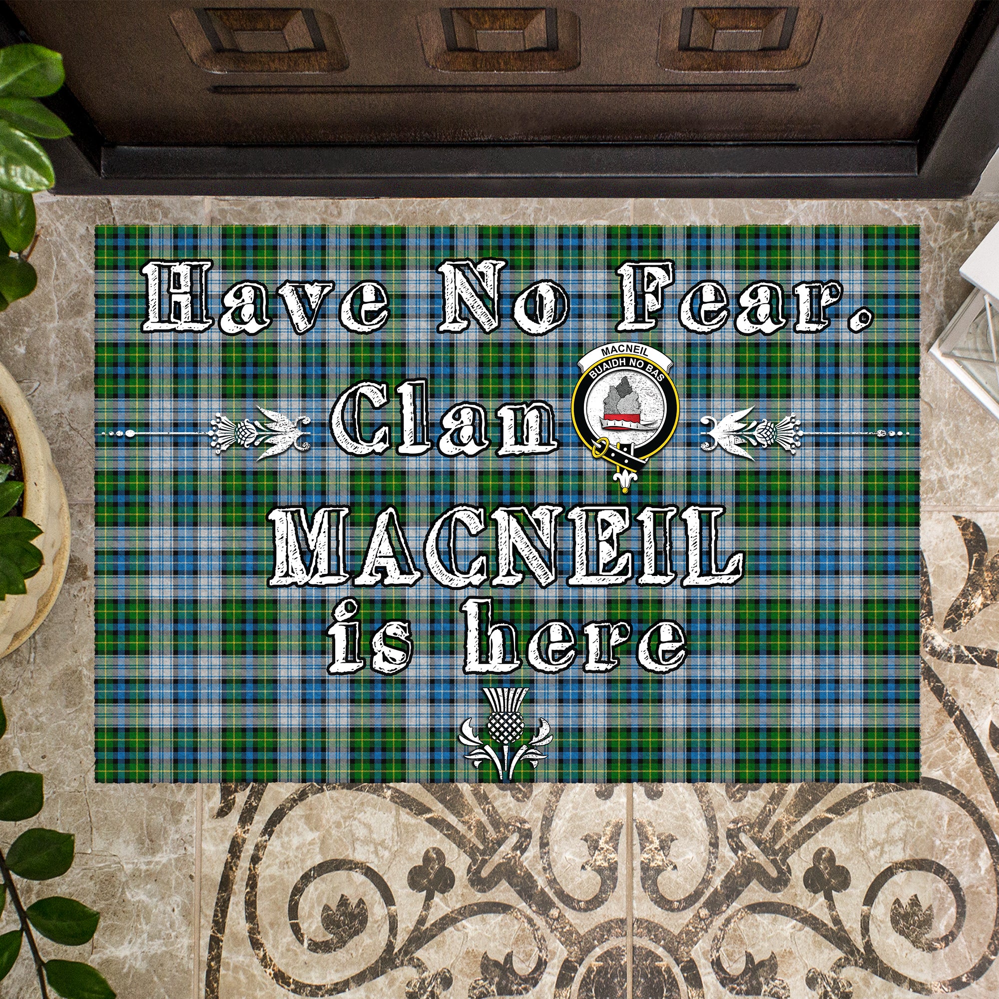macneil-dress-clan-tartan-door-mat-family-crest-have-no-fear-tartan-door-mat