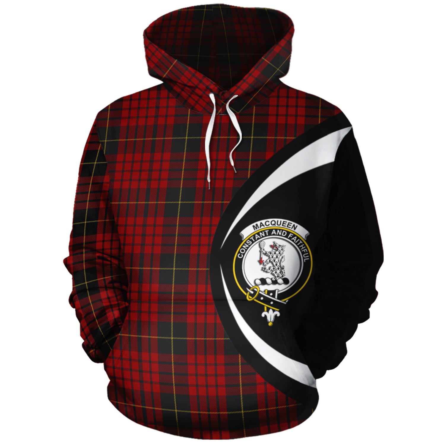 scottish-macqueen-clan-crest-circle-style-tartan-hoodie